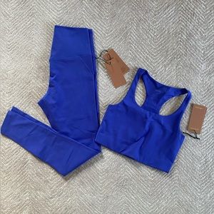 Girlfriend Collective M leggings and sports bra set
